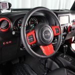 2013 jeep wrangler unlimited jk Rugged Ridge interior accent trim red