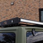 2018 jeep wrangler unlimited jl Fab Fours roof rack DV8 50″ LED light bars DV8 Cube LED lights