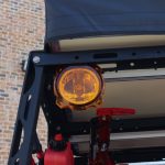 2020 Jeep Gladiator JT KC HiLites LED lights with amber shields