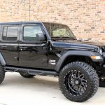 2019 jeep wrangler unlimited jl black right front angle