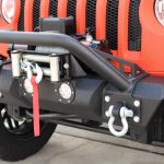 2018 jeep wrangler unlimited jl DV8 FS-7 winch mount front bumper with LED Lighting D-rings and over rider hoop