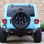 2018 jeep wrangler unlimited jl DV8 rear bumper LED Lighting D-rings hitch RBJL-01 Rough Country spare tire carrier 10526