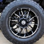 2018 jeep wrangler unlimited jl 22×12 Xtremel Offroad NX-12 Stroke wheels in gloss black with milled accents