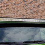 2018 jeep wrangler unlimited jl DV8 upper windshield mount with DV8 50″ LED light bar