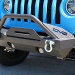 2019 jeep wrangler unlimited jl DV8 FS-15 winch mount front bumper with D-rings & over rider hoop