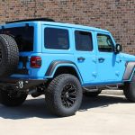 2019 jeep wrangler unlimited jl grabber blue kevlar right rear angle