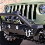 2019 jeep wrangler unlimited jl DV8 FS-11 winch mount front bumper with LED Lighting D-rings over rider hoop