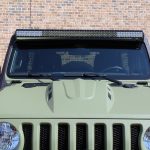 2019 jeep wrangler unlimited jl DV8 upper windshield mount LBJL-01 DV8 50″ LED light bar B50CE300W3W