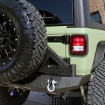 2019 jeep wrangler unlimited jl DV8 rear bumper with D-rings RBJL-06 DV8 add-on tire carrier