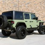 2019 jeep wrangler unlimited jl army green kevlar right rear angle