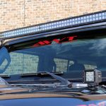 2019 jeep wrangler unlimited jl DV8 upper windshield mount LBJL-01 DV8 50″ LED light bar BR50E300W3W DV8 3" cube LED lights