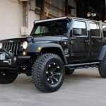 black 2016 jeep wrangler unlimited jk left front angle
