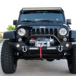 black 2016 jeep wrangler unlimited jk front angle