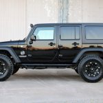 black 2016 jeep wrangler unlimited jk left side angle