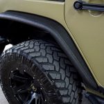 green kevlar 2014 jeep wrangler unlimited jk Rugged Ridge rear steel tube fender flares 11615.48