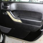 green kevlar 2014 jeep wrangler unlimited jk Custom painted interior accent door trim