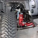 gray kevlar 2013 jeep wrangler unlimited jk classic red 4″ Skyjacker lift JK401KCR-H