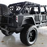 gray kevlar 2013 jeep wrangler unlimited jk right rear angle