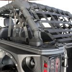 gray kevlar 2013 jeep wrangler unlimited jk Safari Straps Warrior long cage roof netting