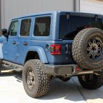 2018 jeep wrangler unlimited jl blue kevlar left rear angle