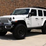 white 2018 jeep wrangler unlimited jl left front angle
