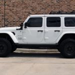 white 2018 jeep wrangler unlimited jl left side angle