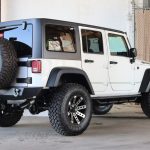 2016 jeep wrangler unlimited jk white right rear angle