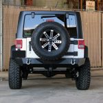 2016 jeep wrangler unlimited jk white rear angle