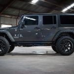 gray 2016 jeep wrangler unlimited jk left side angle