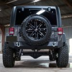 gray 2016 jeep wrangler unlimited jk rear angle