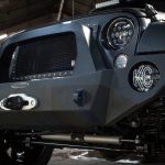gray 2016 jeep wrangler unlimited jk Rock Slide Engineering winch mount front bumper FB-F-100-JK