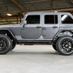 2017 jeep wrangler unlimited jk black & gray kevlar left side angle