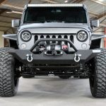 2017 jeep wrangler unlimited jk black & gray kevlar front angle
