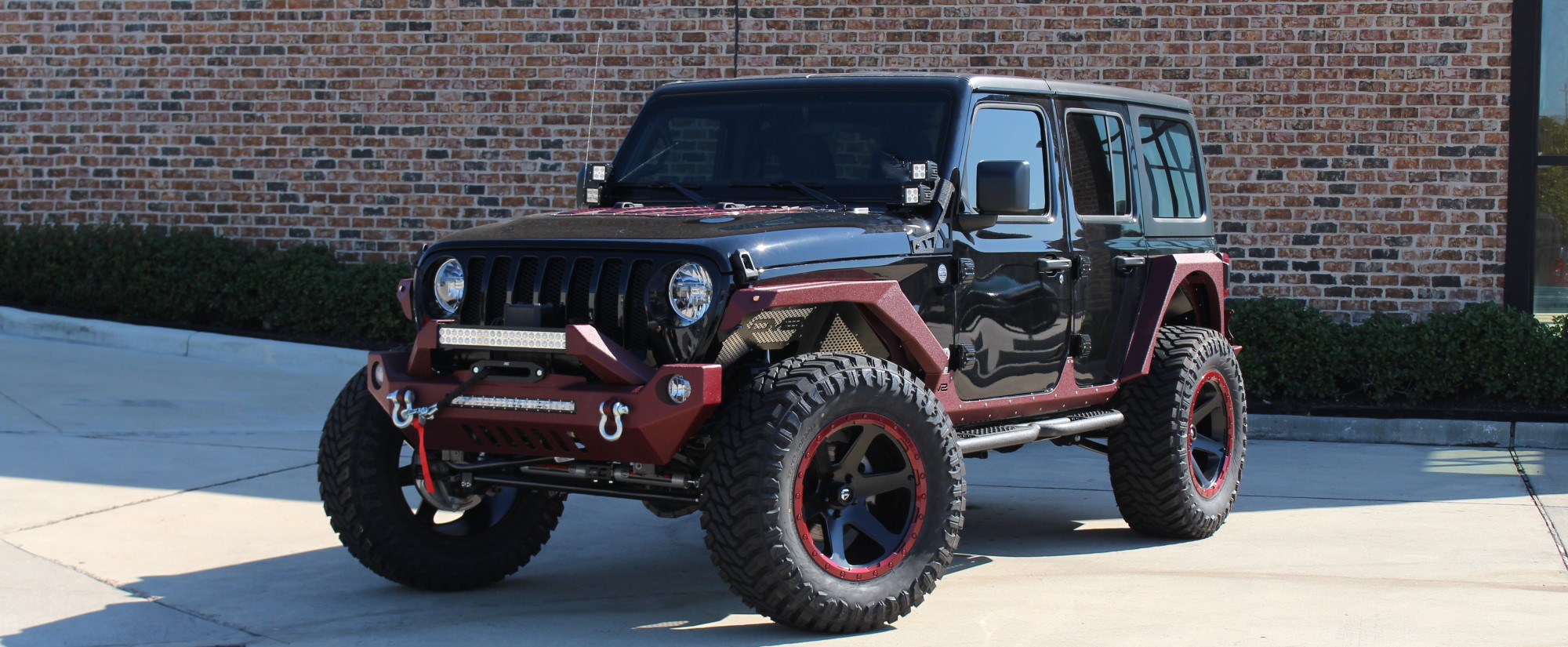 2020 Black and Maroon JL Jeep Build – AWT Jeep Edition