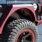 2020 jeep wrangler unlimited jl black & maroon rear DV8 Armor fenders FDJL-01