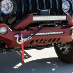 2020 jeep wrangler unlimited jl black & maroon DV8 FS-17 winch mount front bumper