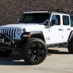 white 2019 jeep wrangler unlimited jl left front angle