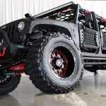 black kevlar 2014 jeep wrangler unlimited jk left front angle