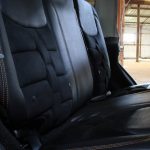 Graphite Kevlar® 2016 jeep wrangler unlimited jk Custom black leather rear seats with orange stitching