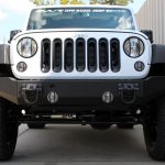 white 2015 jeep wrangler unlimited jk front angle