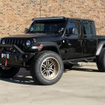 black 2020 jeep gladiator jt left front angle