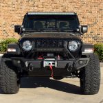 black 2020 jeep gladiator jt front angle