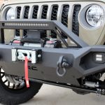 gator 2020 jeep gladiator jt Rough Country winch mount front bumper with LED lighting, over rider hoop & D-rings