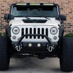 white 2018 jeep wrangler unlimited jk front angle