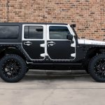 white 2018 jeep wrangler unlimited jk right side angle