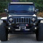 black 2014 jeep wrangler unlimited jk front angle
