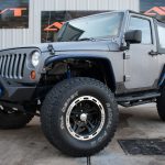 Gray Kevlar® 2010 jeep wrangler jk left front angle