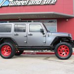 2016 Gray Wrapped JK Right Side Angle
