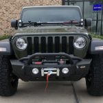 2020 Green Jeep Wrangler JL Front Angle
