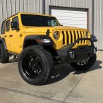 2020 Yellow Jeep Wrangler JL Right Front Angle